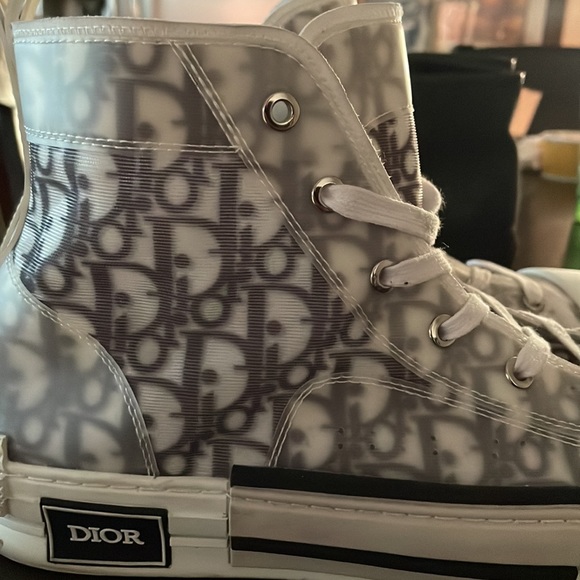Mens Dior authentic B23 HIGH-TOP SNEAKER size 11 - Picture 2 of 3